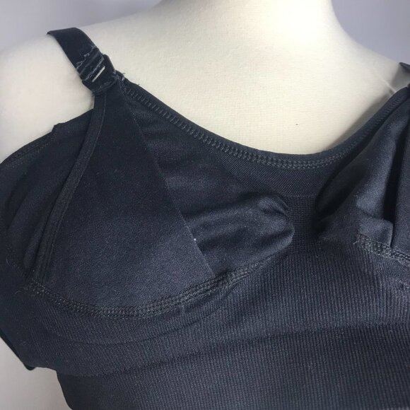 Kathy Maternity Full Coverage Nursing Bra Women's Black One Size Nylon Wireless - Picture 8 of 11